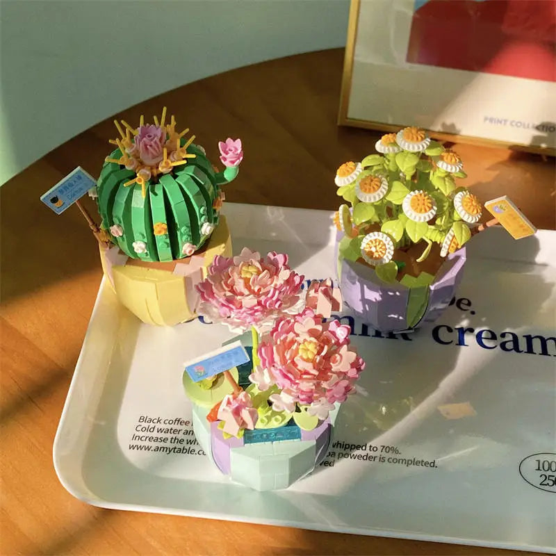 Flores con masetero | 450 Piezas