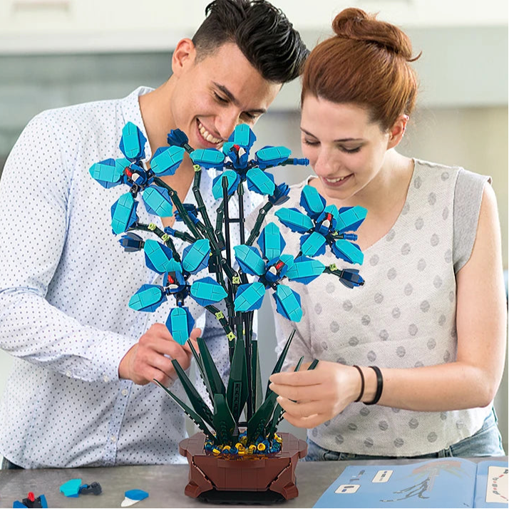 Macetero orquídea azul | 1097 Piezas