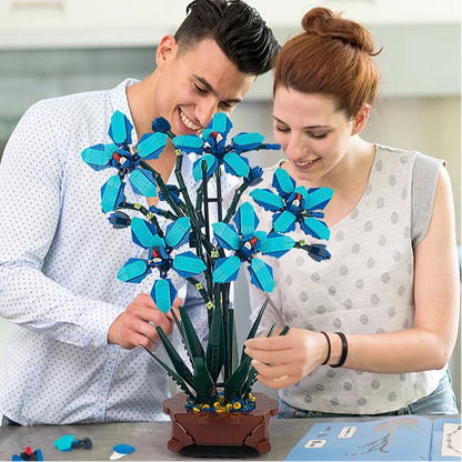 Macetero orquídea azul | 1097 Piezas